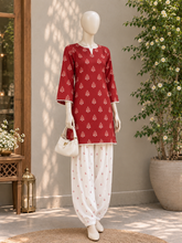 Printed Two-Piece Suit