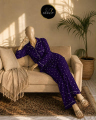 Silk Night Wear Suit