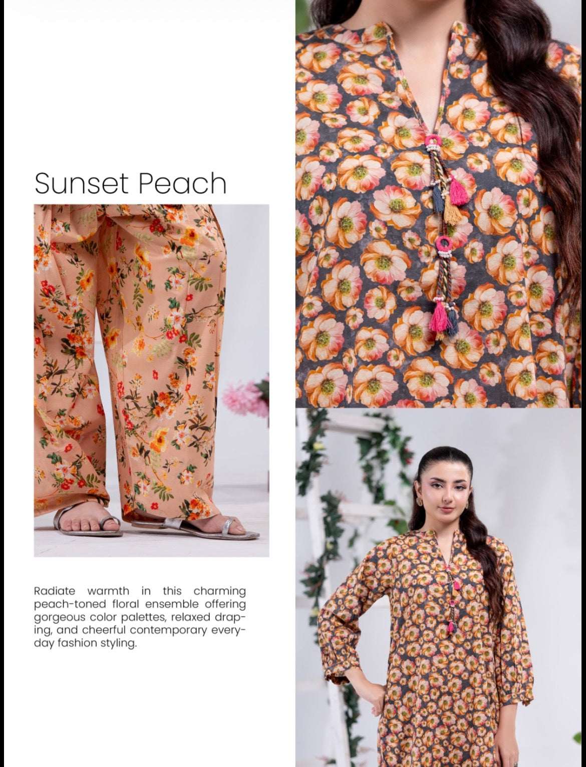 SUNSET PEACH 2-PIECE
