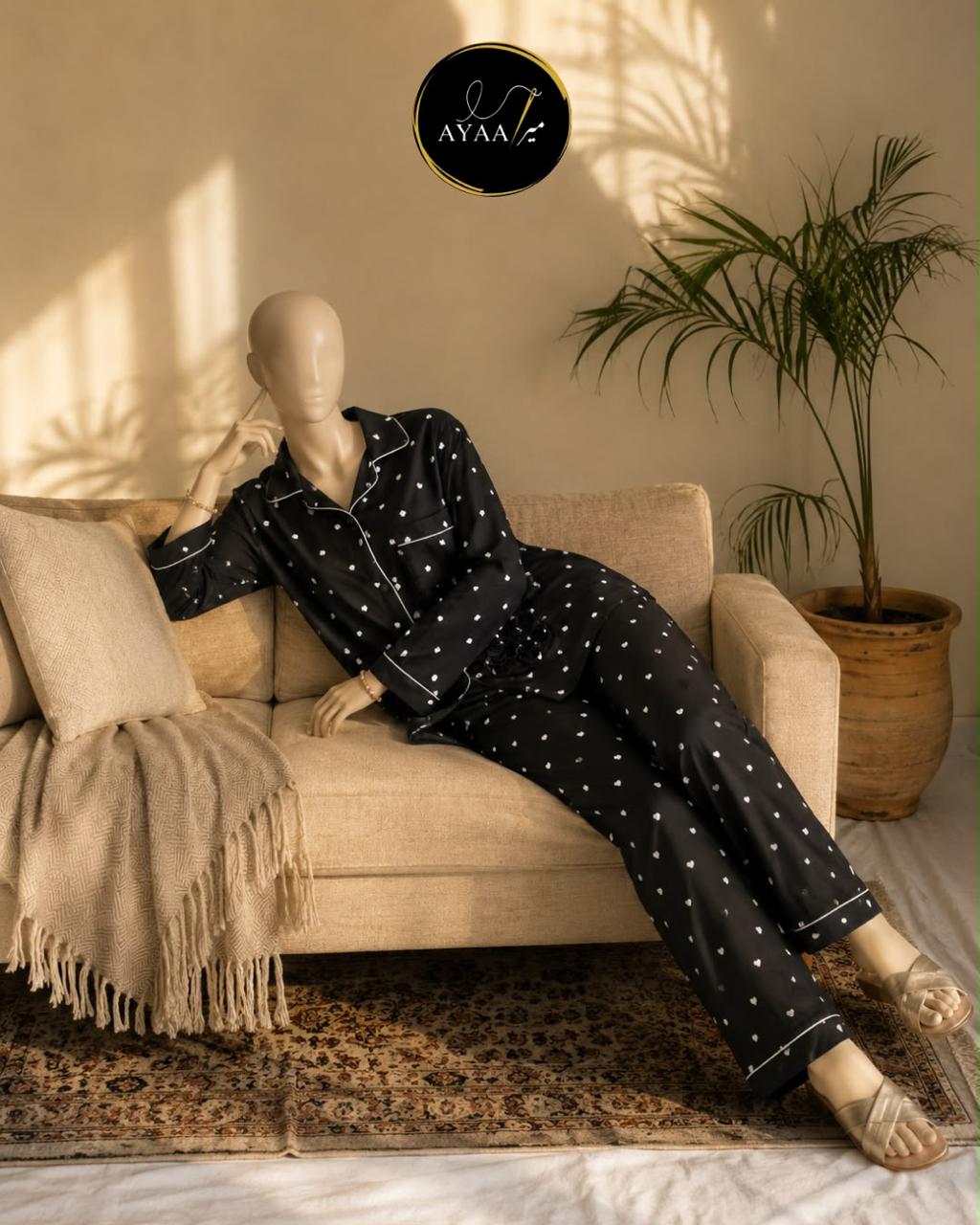 Silk Night Wear Suit