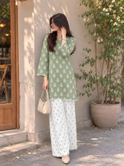 Printed Two-Piece Suit