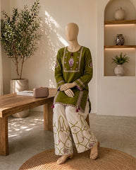 Embroidered Three-Piece Suit